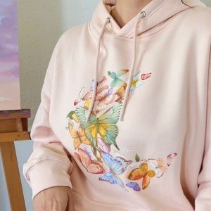 NWOT butterfly moon hoodie